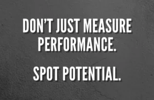 Don’t Just Measure Performance. Spot Potential.