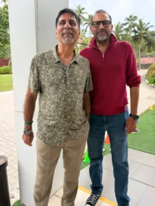 Ravi Pratap Singh With Krishnamachari Srikkanth